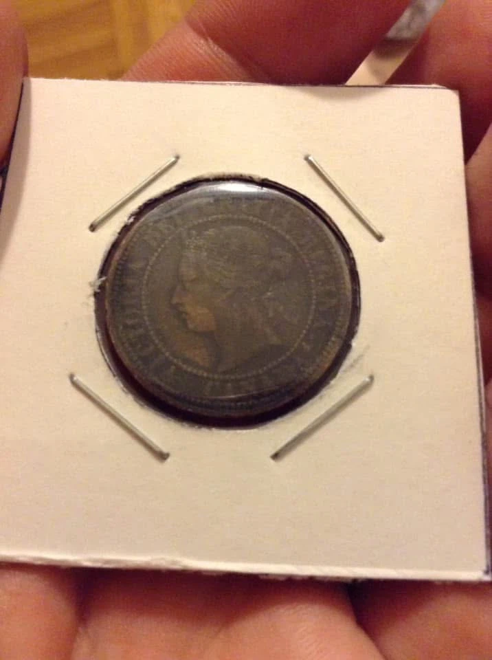 Antique Queen Victoria era Canada coin