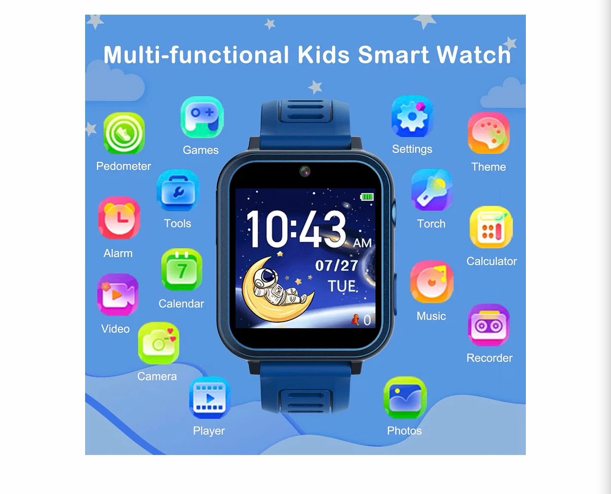 PhyuIls Kids Smart Watch - Blue - photo 3