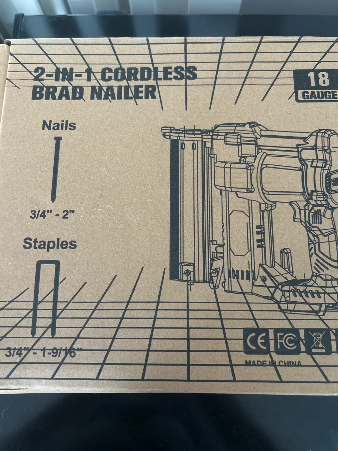MtiolHig 2-in-1 Cordless Brad Nailer - photo 2
