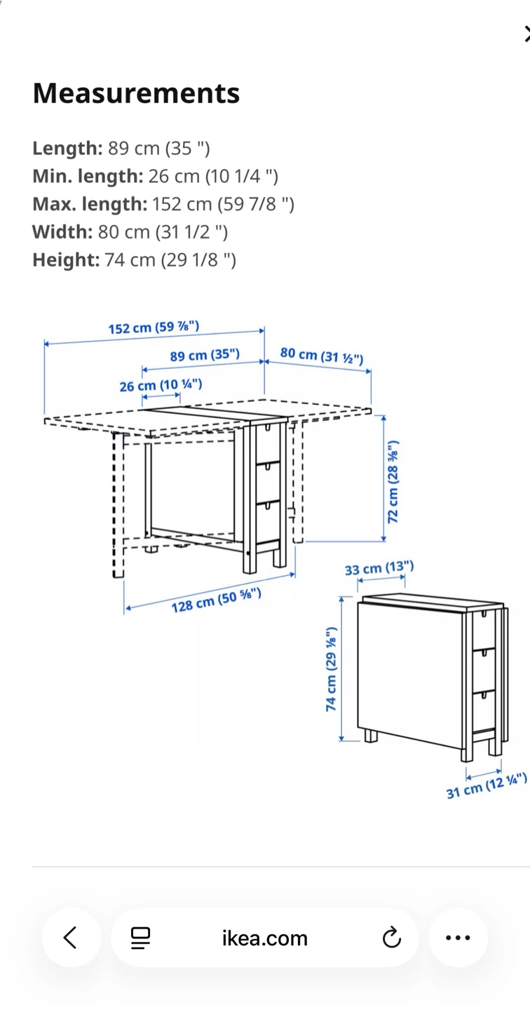 NORDEN gateleg table - photo 3