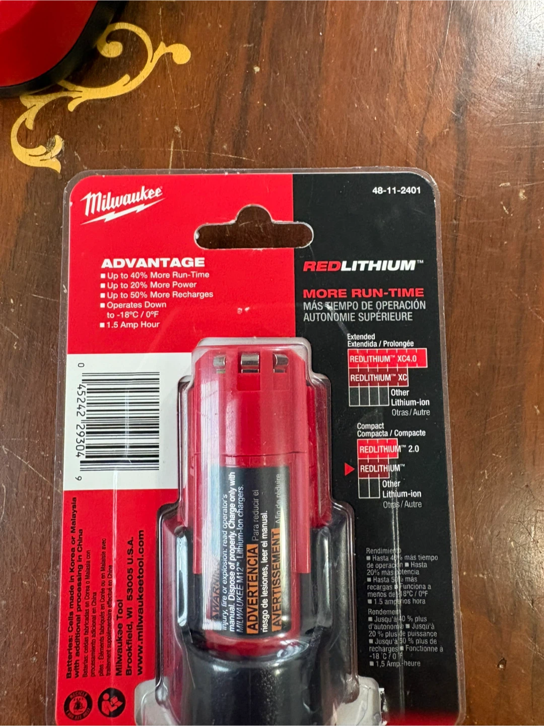 Milwaukee M12 RedLithium Battery and Charger Set - photo 4