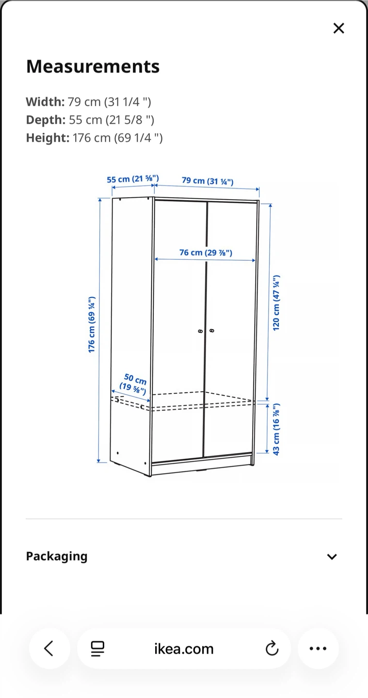 Klepsted ikea closet - photo 2