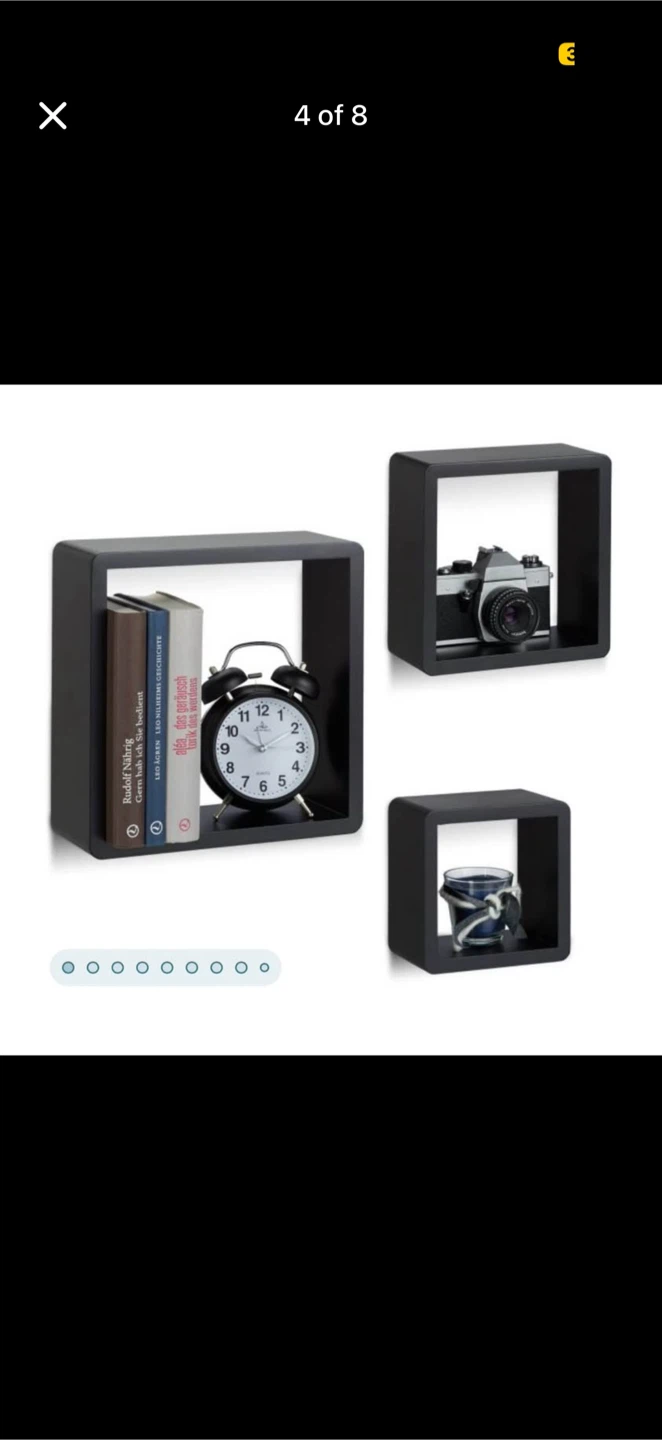 Floating Shelves Square Set of 3 - photo 2