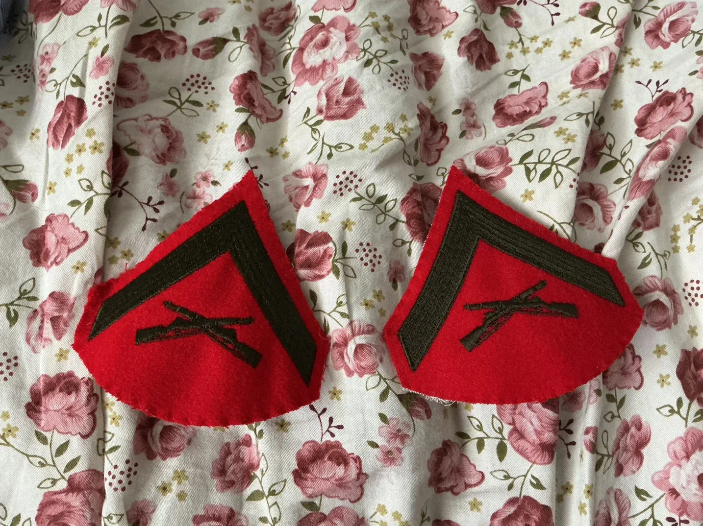 Antique Vintage US marine rank patches