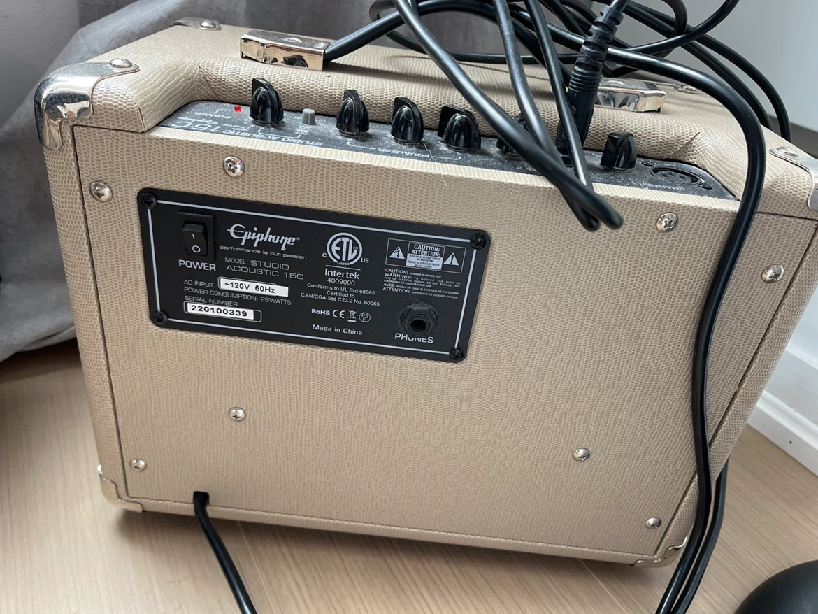 Epiphone Studio Acoustic 15C Guitar Amplifier - photo 3
