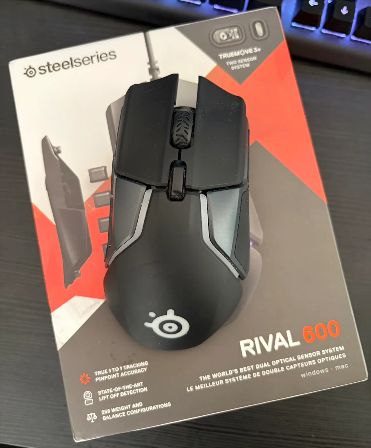 Selling Steelseries Rival 600 Wired Gaming Mouse - photo 2