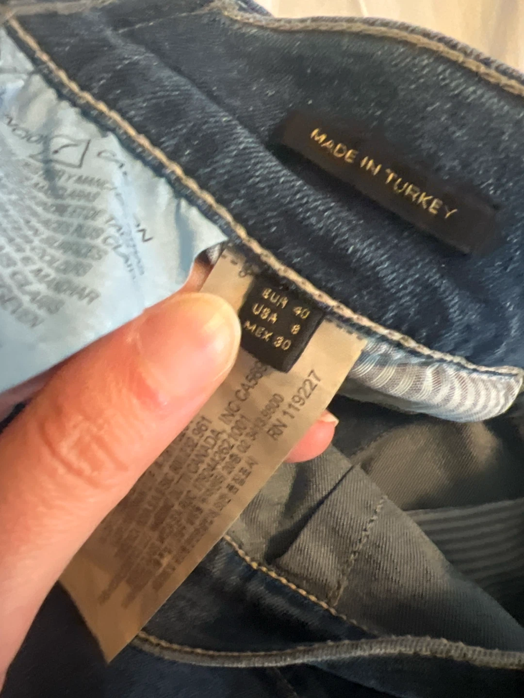 Massimo Dutti Blue Denim Button-Front Skirt - photo 3