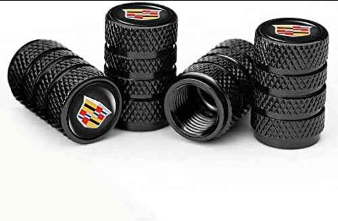Cadillac Tire Valve Stem Caps (Set of 4) - photo 2