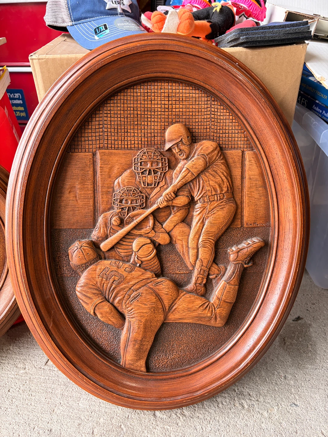 Kim Murray 3D Relief Baseball Plaque - "Sports Edition"