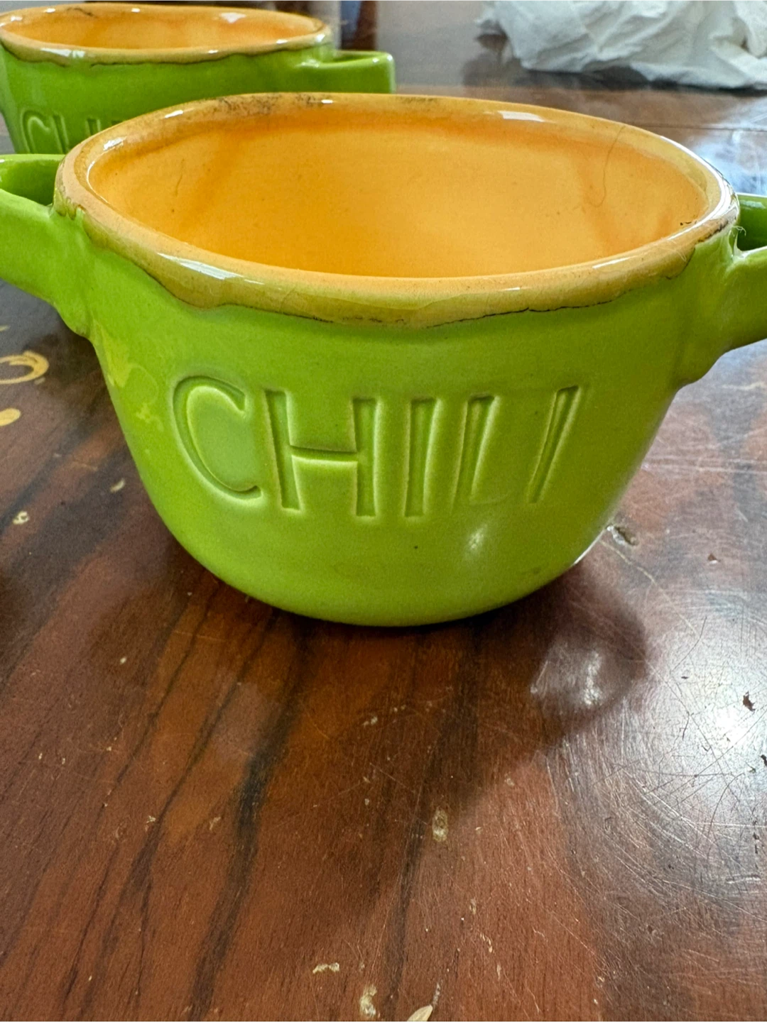 Alfa Italy Green Ceramic Chili Bowls Set of 3 - photo 2