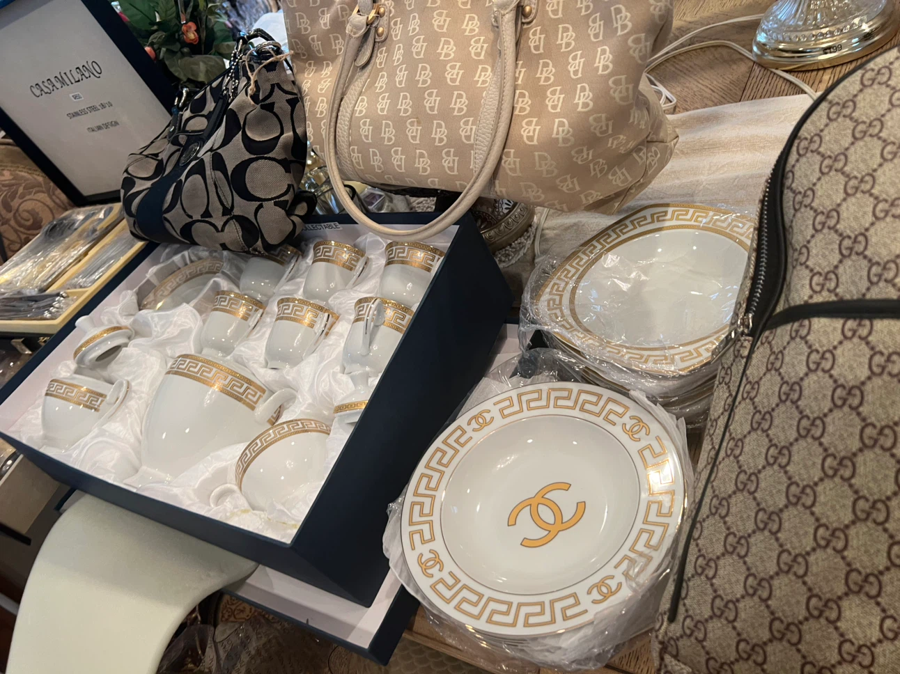 Chanel and Casa Milano Dinnerware Set