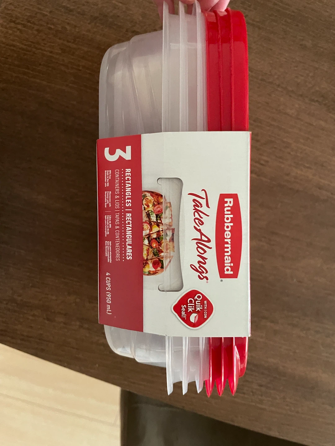 Rubbermaid Take Alongs Rectangular Food Containers - 3 Pack