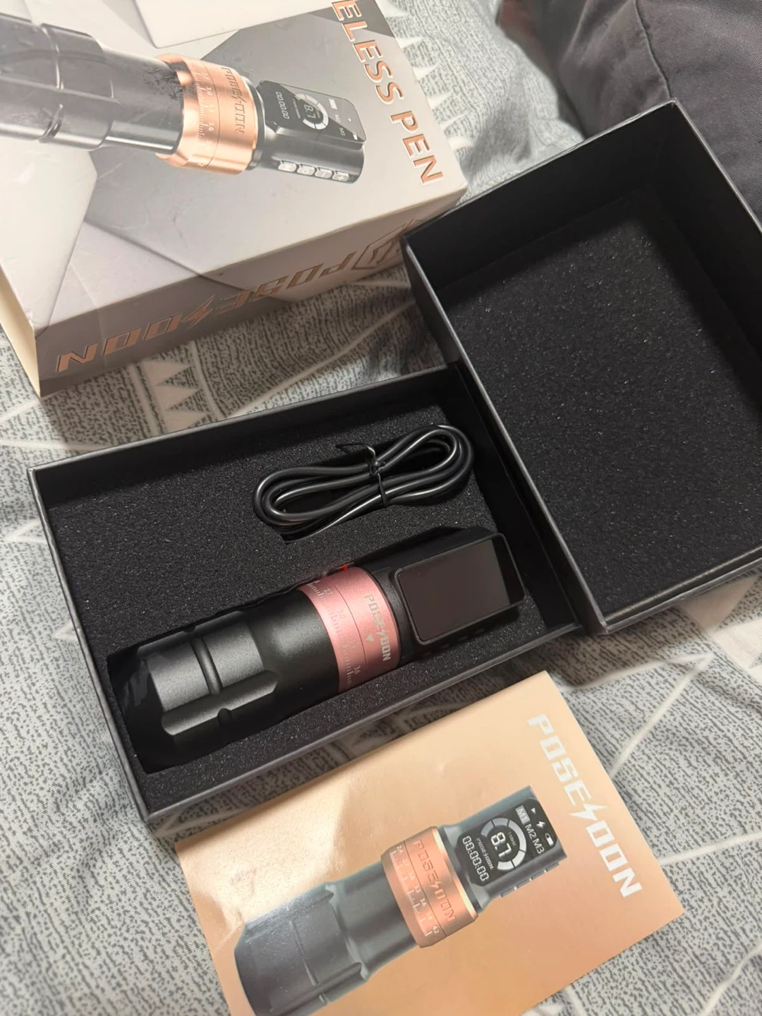 POSEIDON Wireless Tattoo Pen Machine Kit