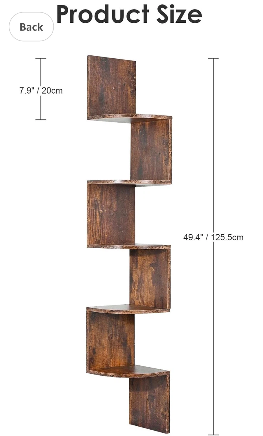 Floating Corner Bookshelf - photo 2