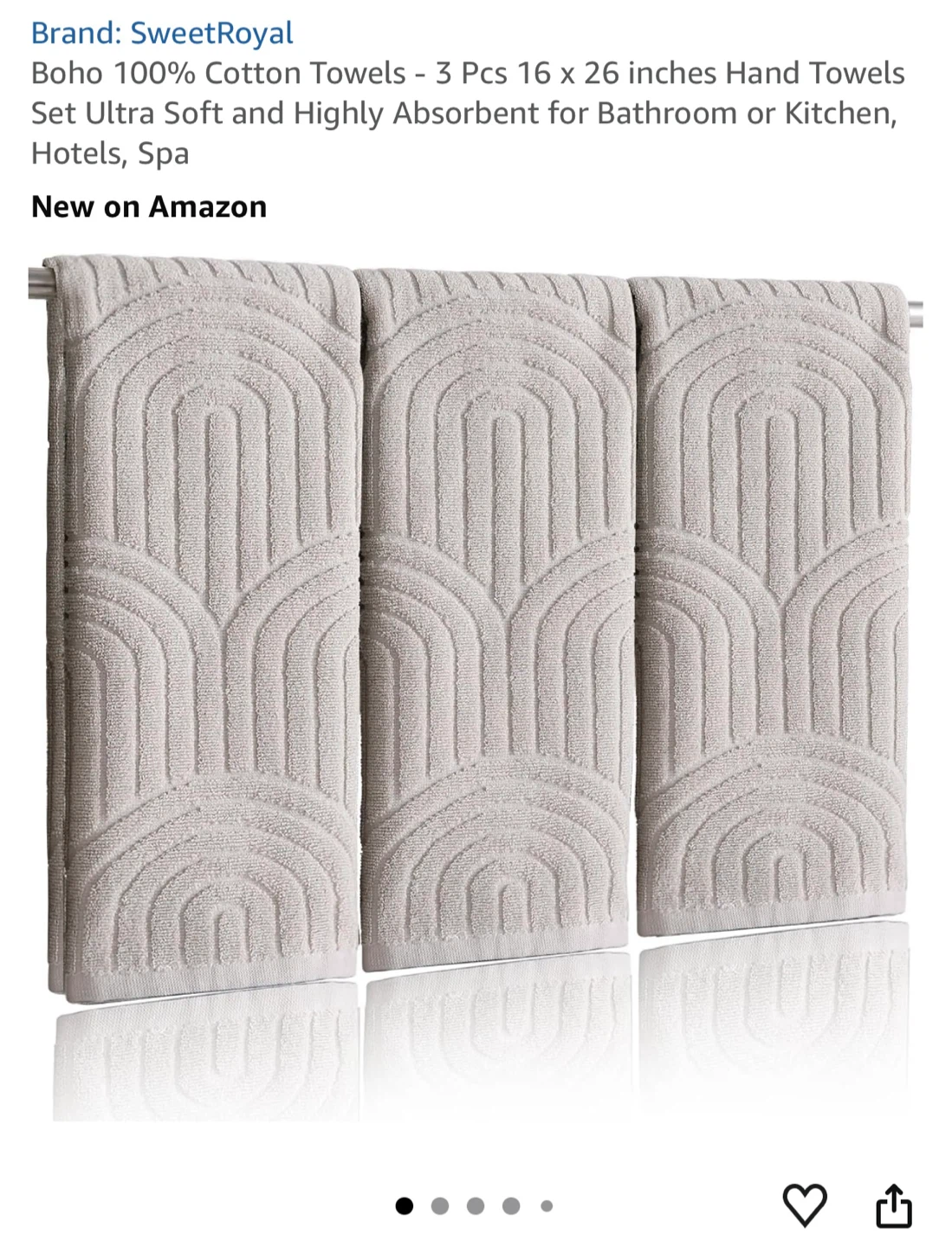 Boho 100% Cotton Towels - 3 - photo 2