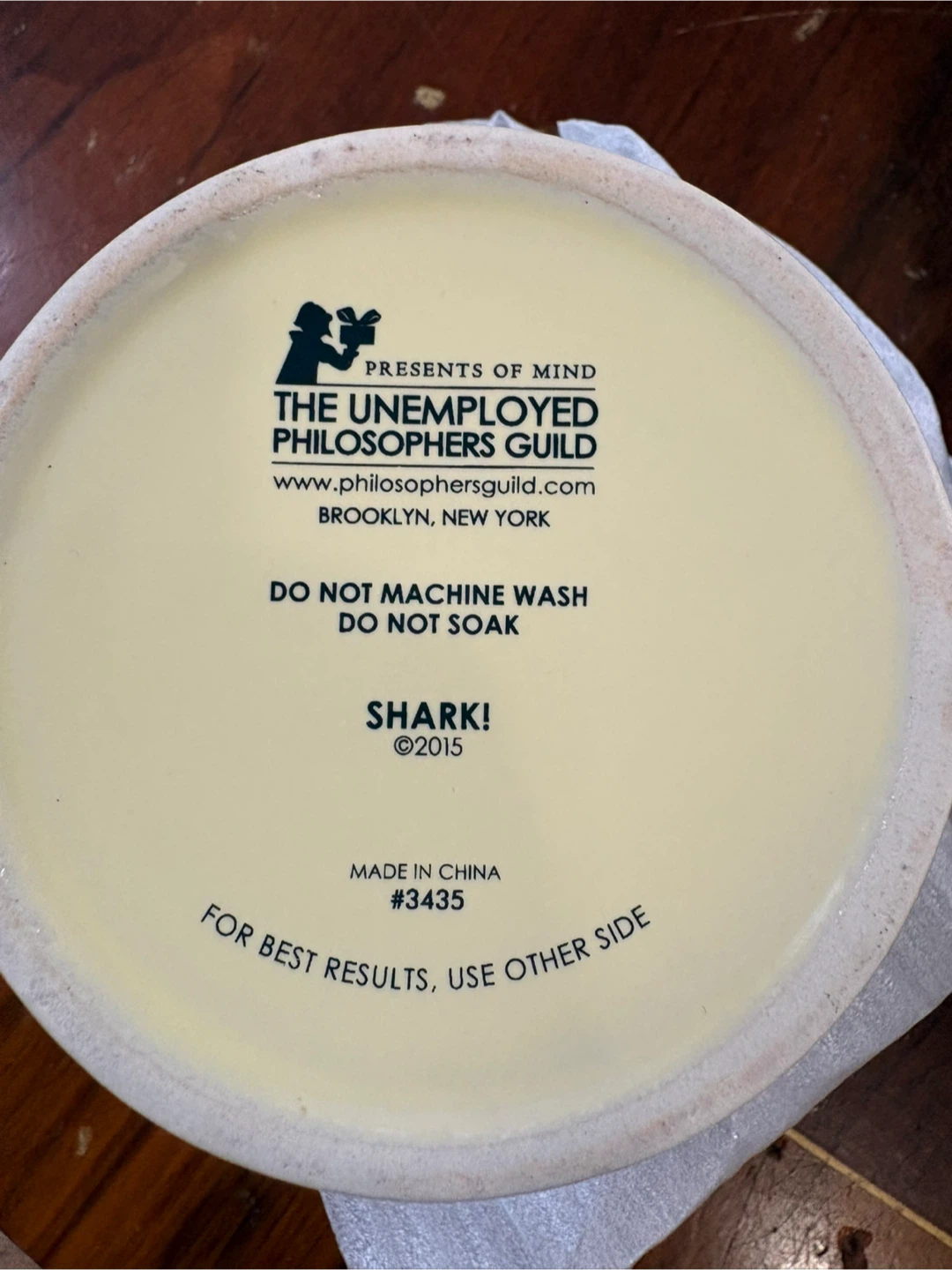 The Unemployed Philosophers Guild Shark Heat Changing Mug - photo 5