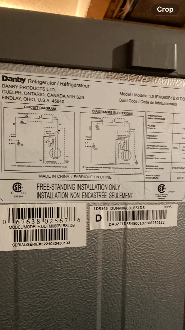 Danby 6.0 cubic feet upright freezer - photo 4