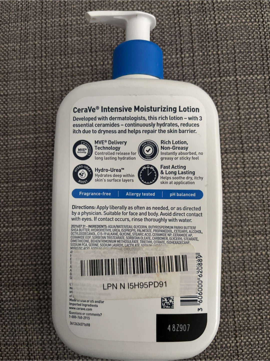 CeraVe Intensive Moisturizing Lotion - Value Size 16 FL OZ - photo 2