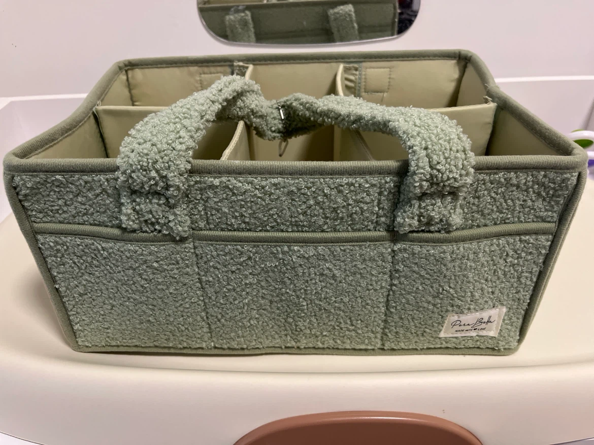 Perra Bella Diaper Caddy Organizer Bag - Green