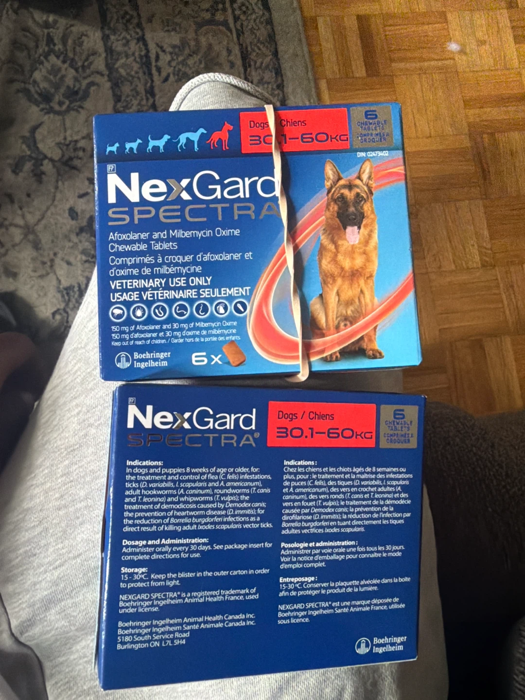 NexGard Spectra Chewable Tablets for Dogs (30.1-60KG)