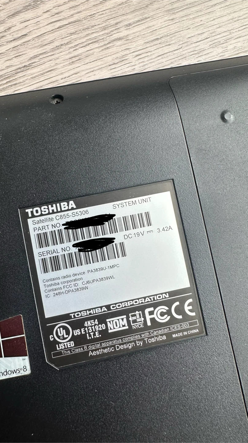 Toshiba Satellite C855-S5306 Laptop - photo 5