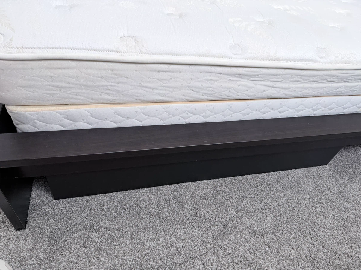 MALM Queen Bed Frame and Mattress - photo 3