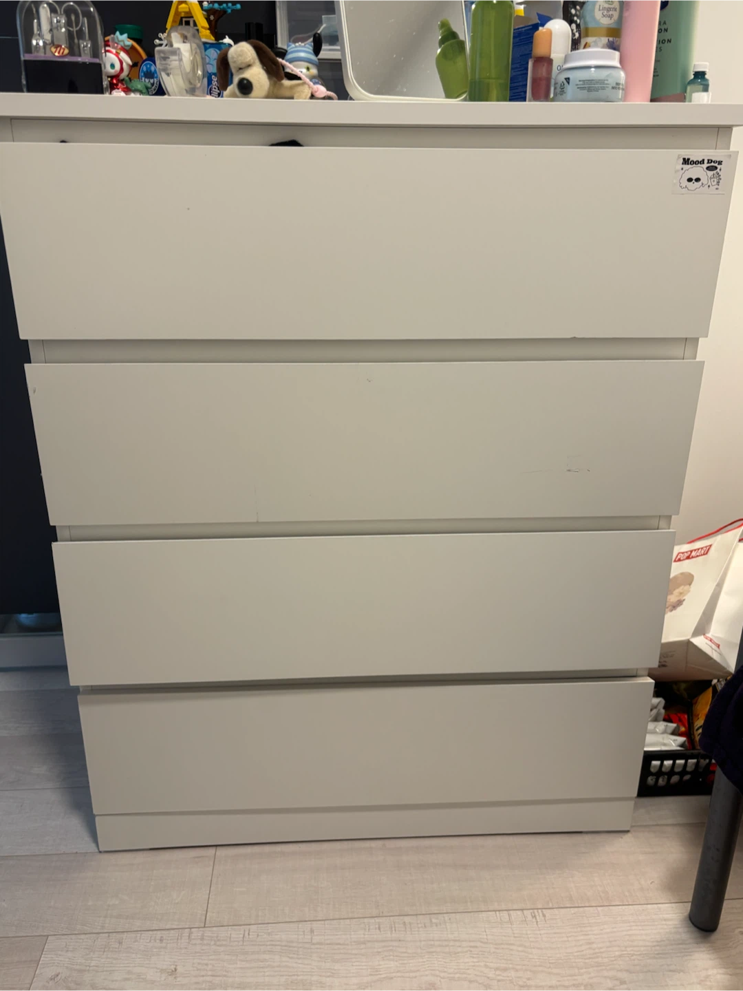 Ikea White 4-Drawer Dresser