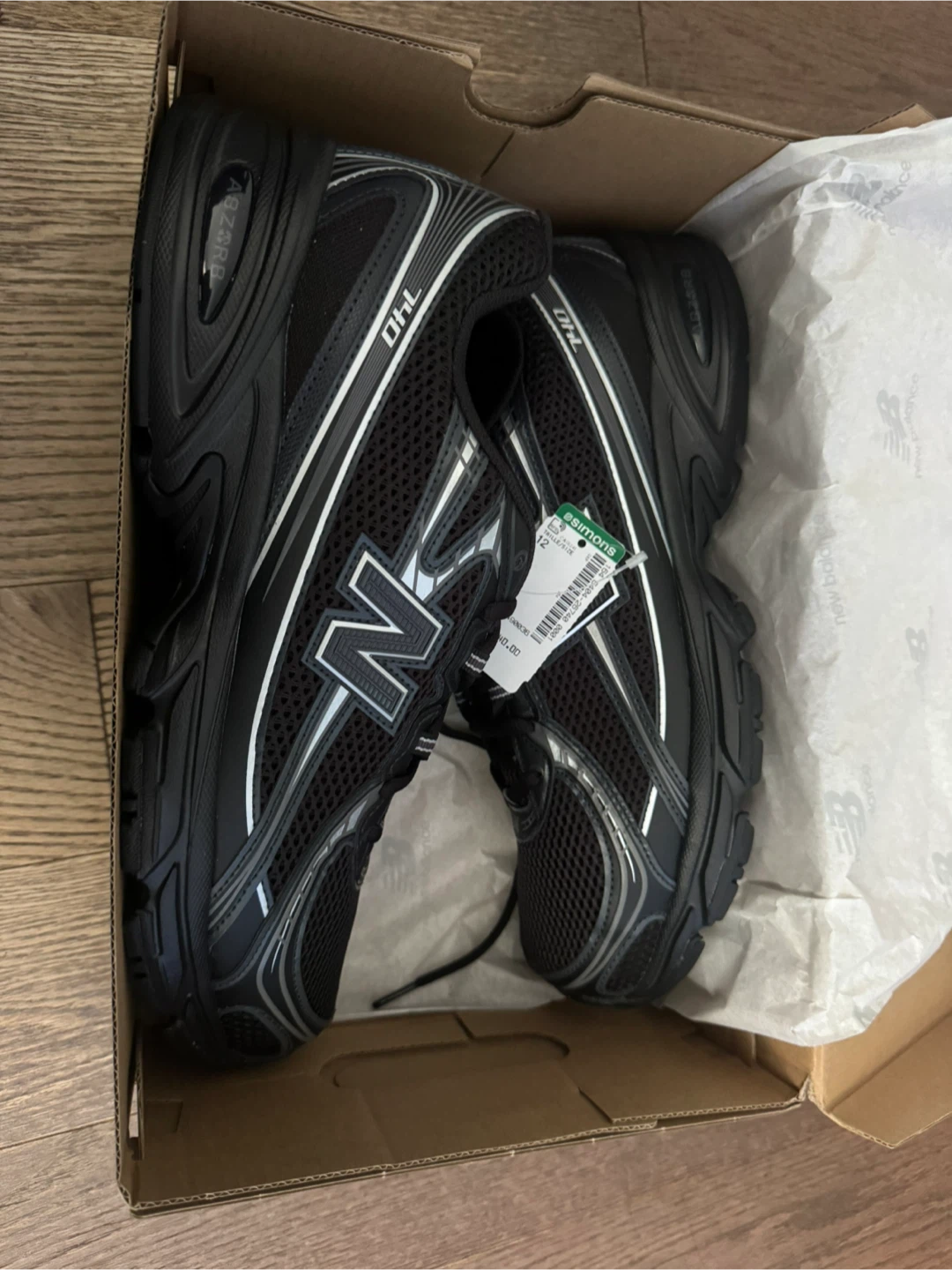 New Balance 740BM2 Black Grey Lifestyle Shoes - photo 3