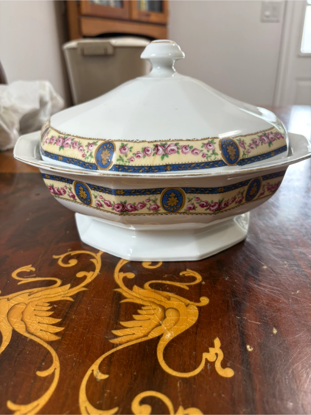 Pre WWII Art Deco P.A.L.T Soup Tureen.