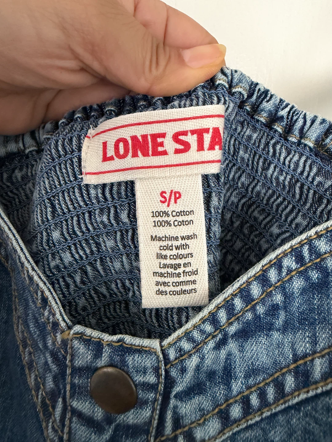 Lone Star denim dress small - photo 3