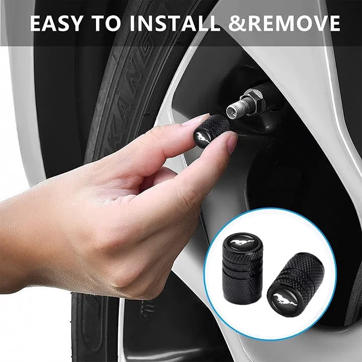 Ford Mustang Valve Stem Caps (Set of 4)
