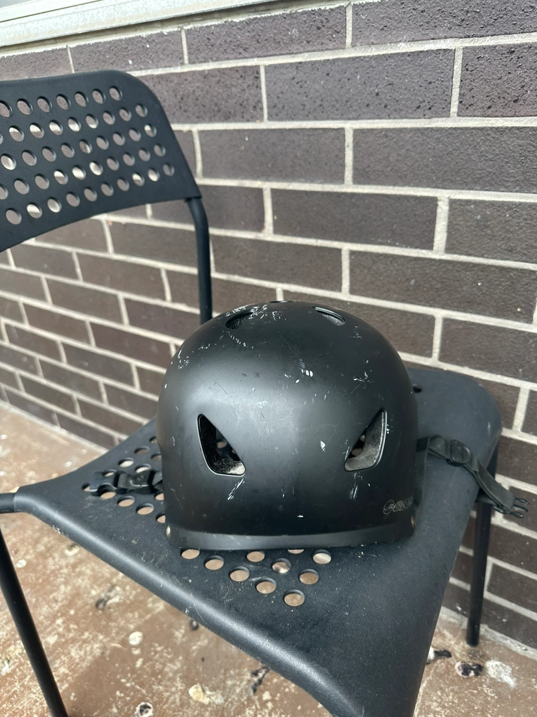 Black Skate Helmet
