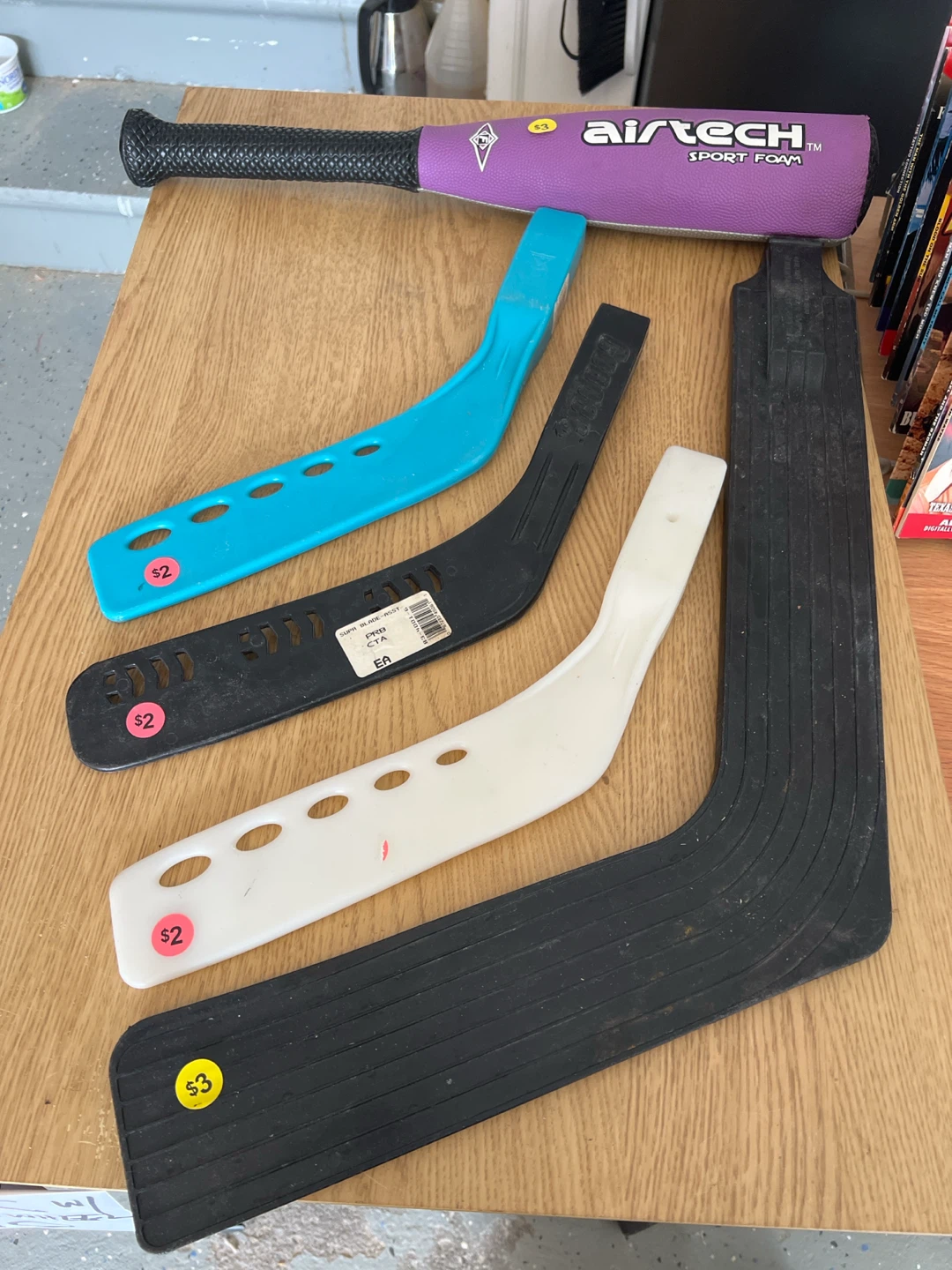 Airtech Sport Foam Bat and Hockey Blades Set