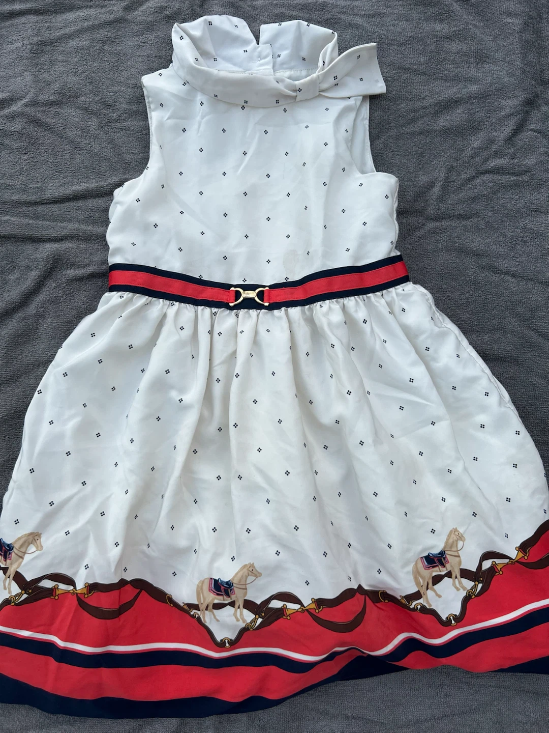 Janie and Jack 3T “Riding Lesson” Equestrian Dress