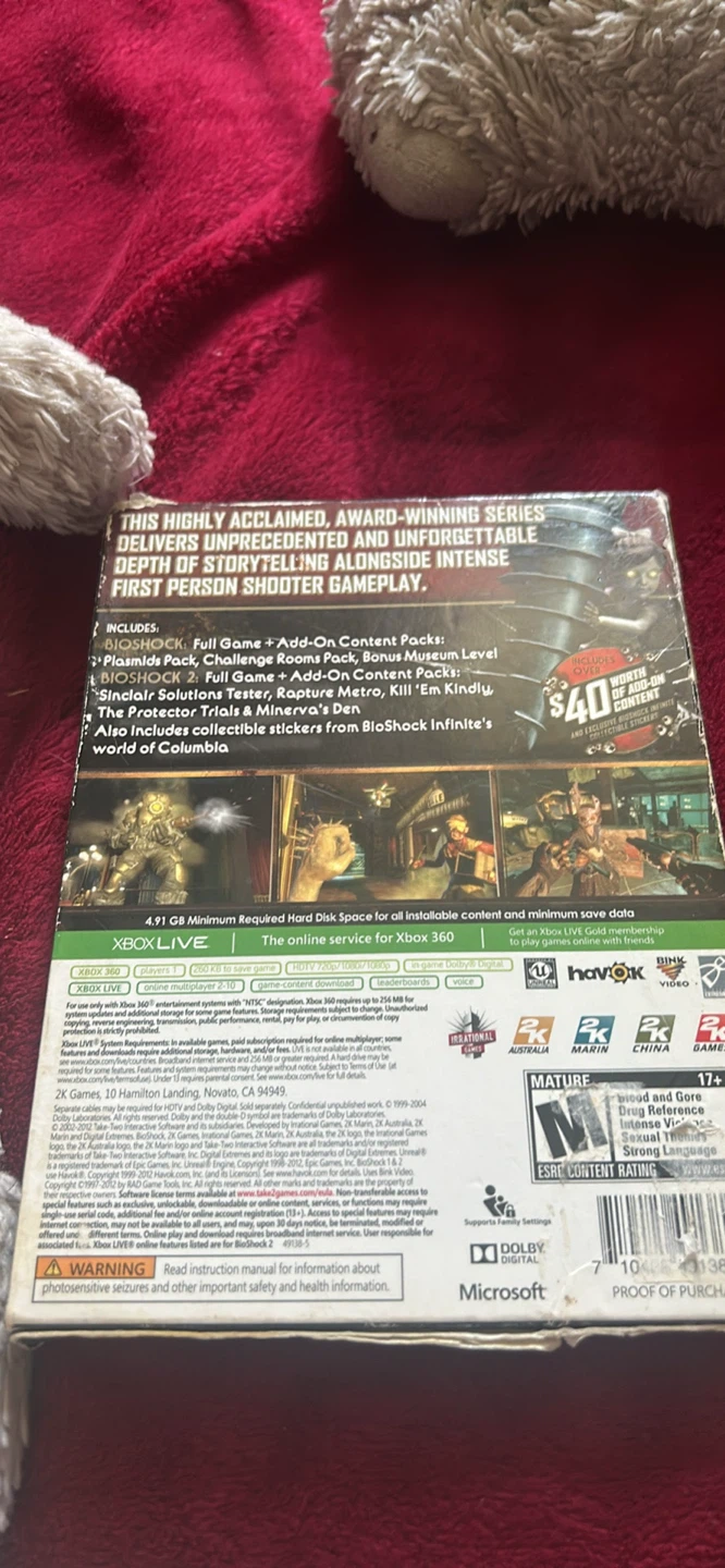 Xbox 360 BioShock, BioShock 2 Ultimate Rapture Edition - photo 2