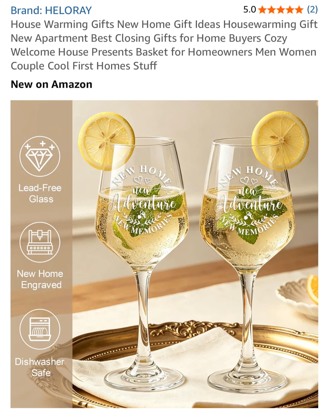 HELORAY New Home Wine Gift Set - photo 3