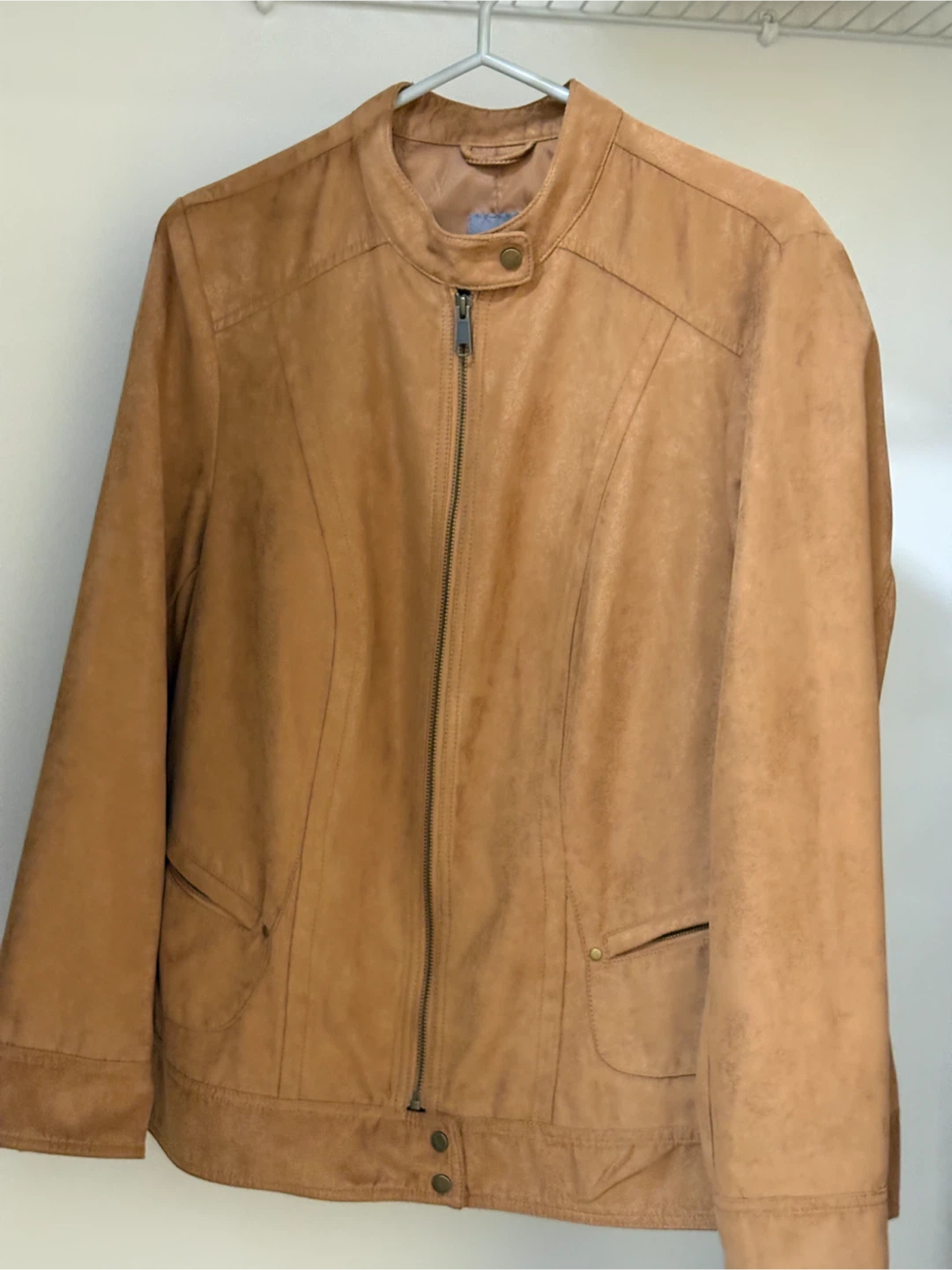 Reitmans Brown Suede-Like Jacket