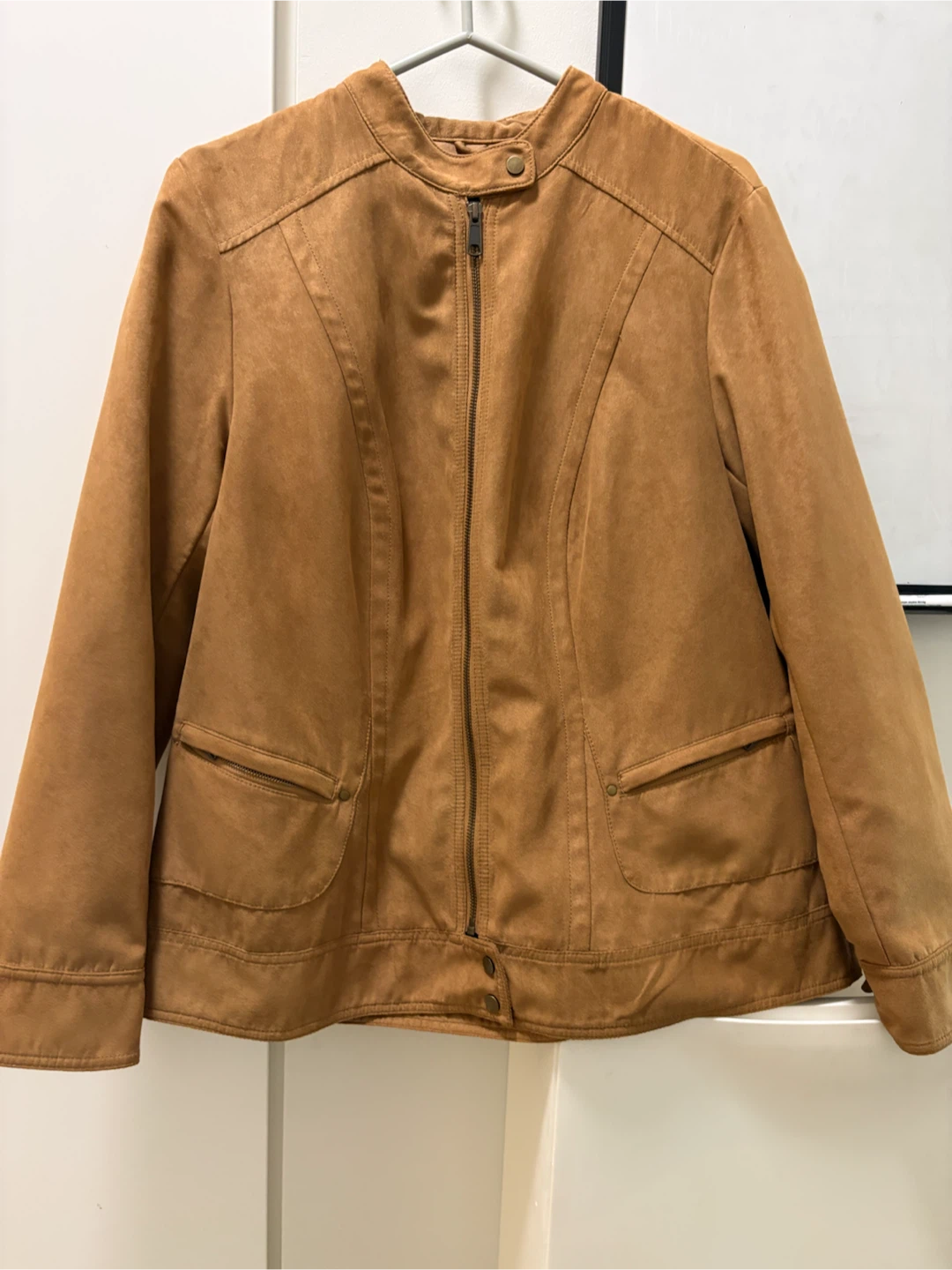 Reitmans Brown Suede-Like Jacket - photo 5