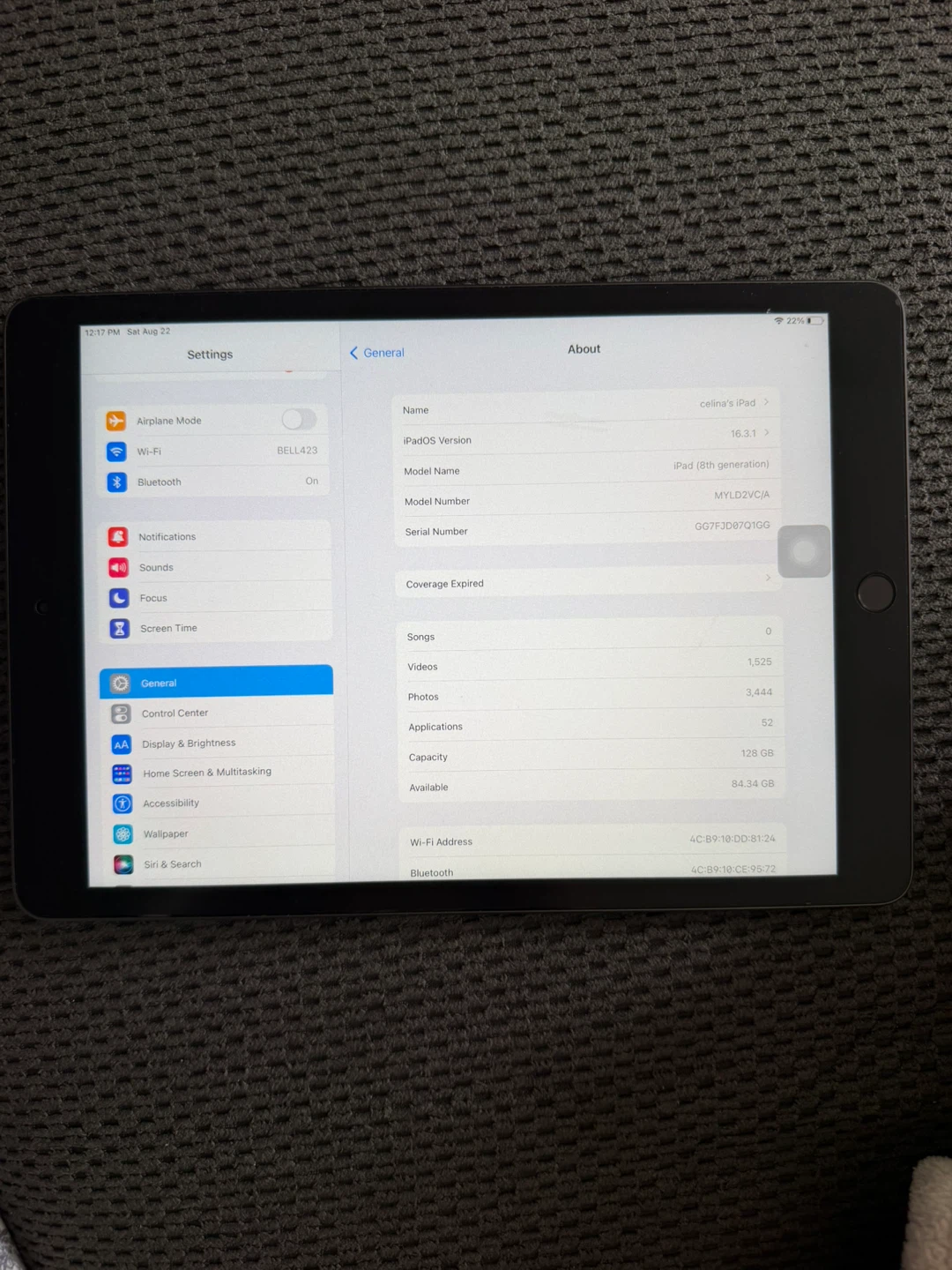 Apple iPad (8th Gen) 128GB - Silver - photo 3