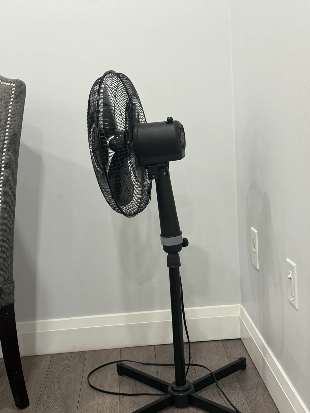 Black Standing Fan