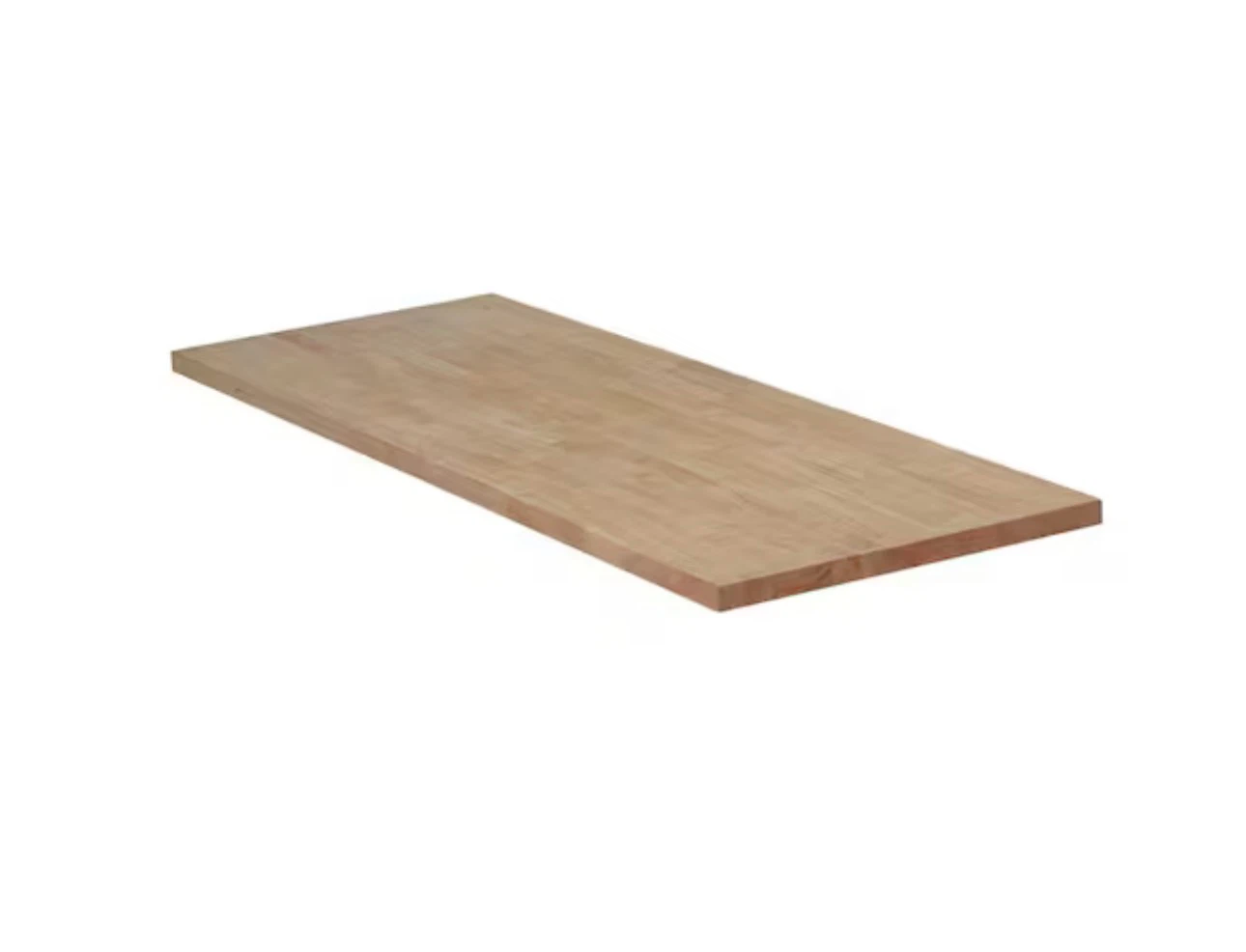 Butcher block used as a table
