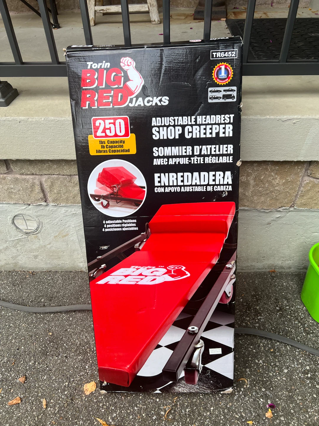 Torin Big Red Adjustable Headrest Shop Creeper