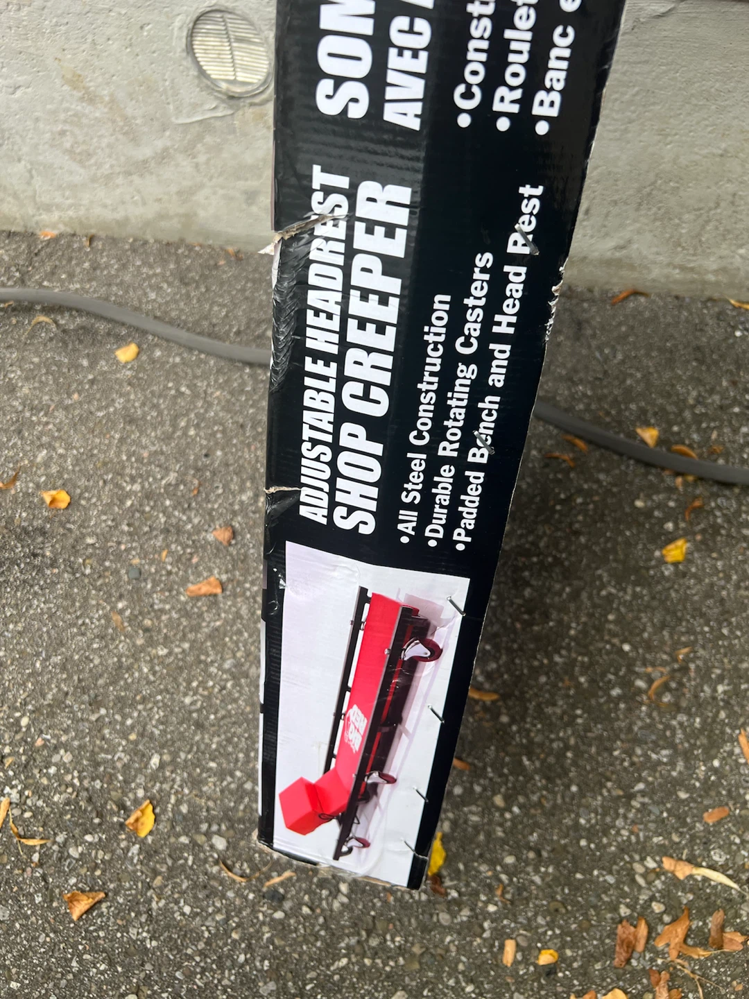 Torin Big Red Adjustable Headrest Shop Creeper - photo 2