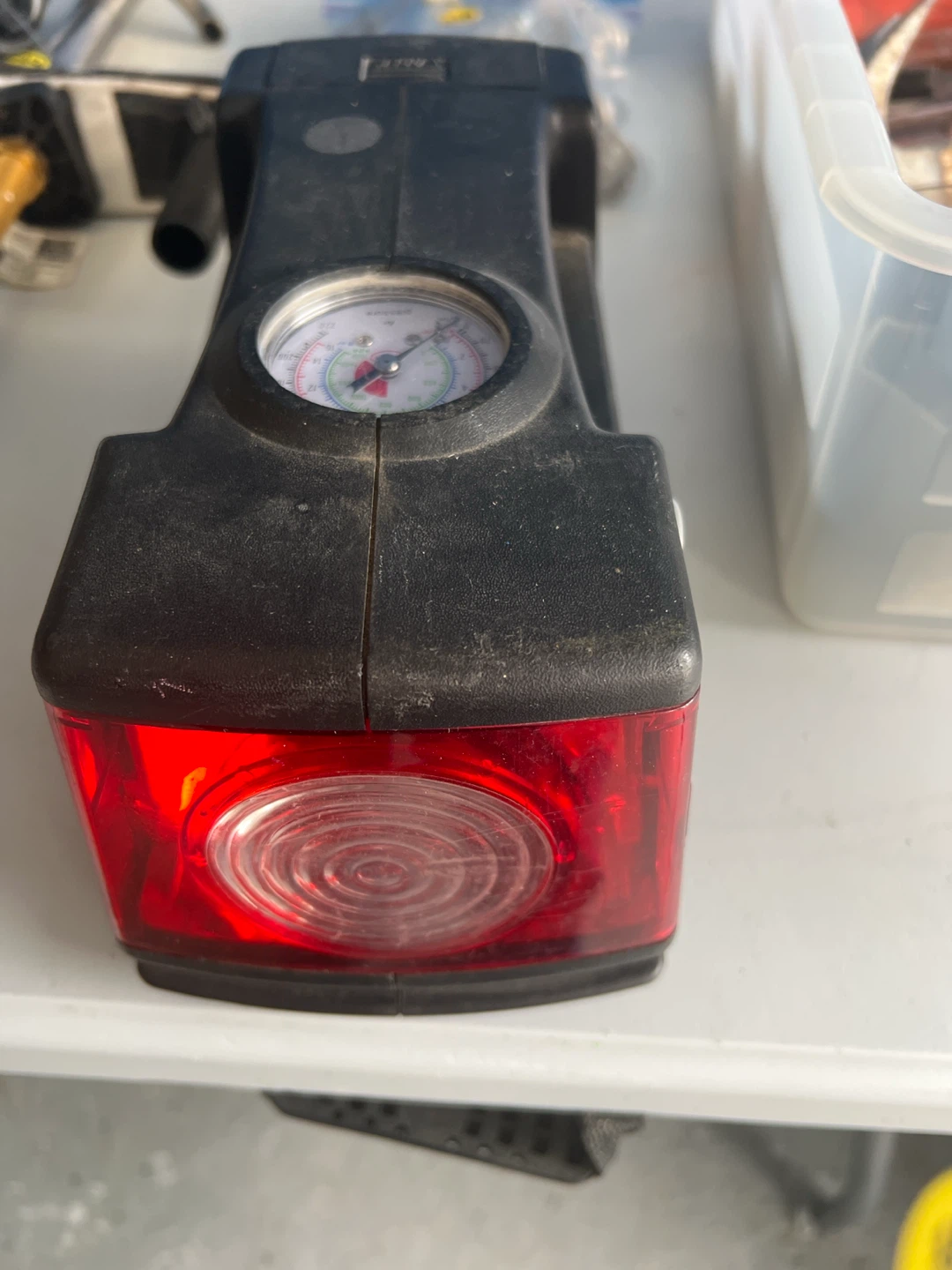 Portable 12V Air Compressor with Gauge