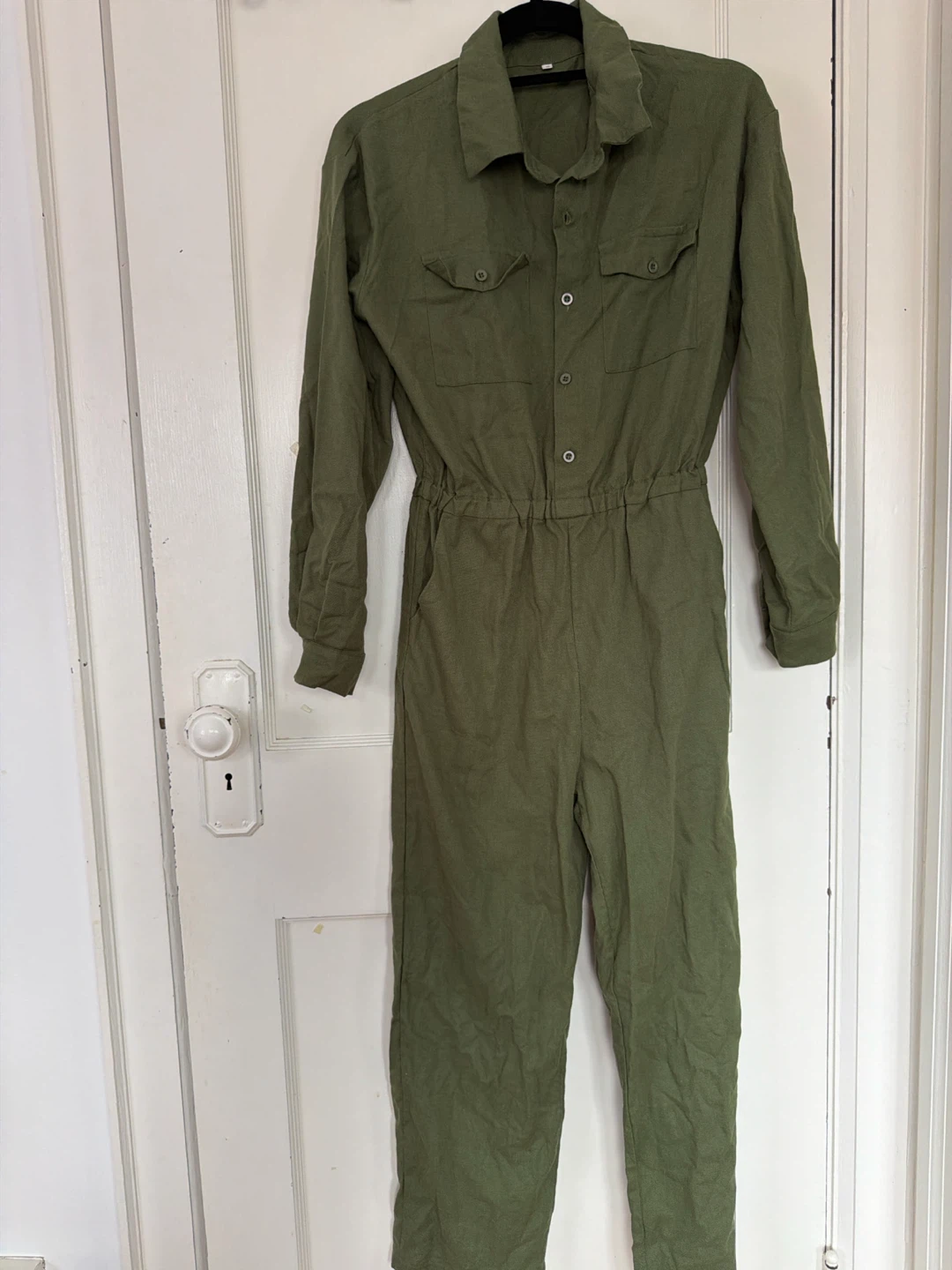 Olive Green Long Sleeve Jumpsuit Size Small