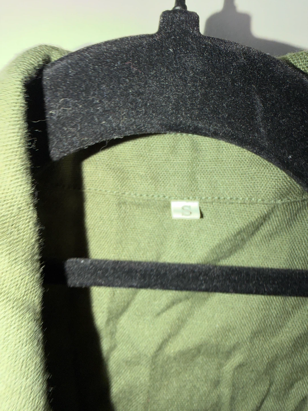 Olive Green Long Sleeve Jumpsuit Size Small - photo 2