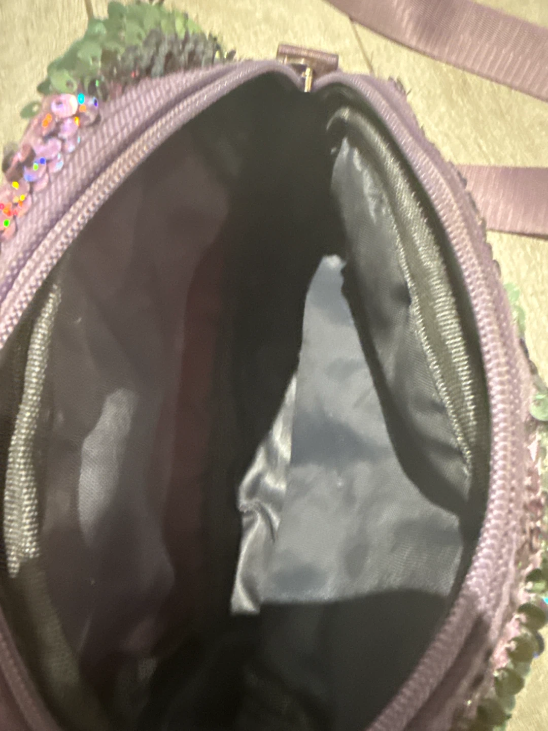Purple sparkly handbag 💜 - photo 2