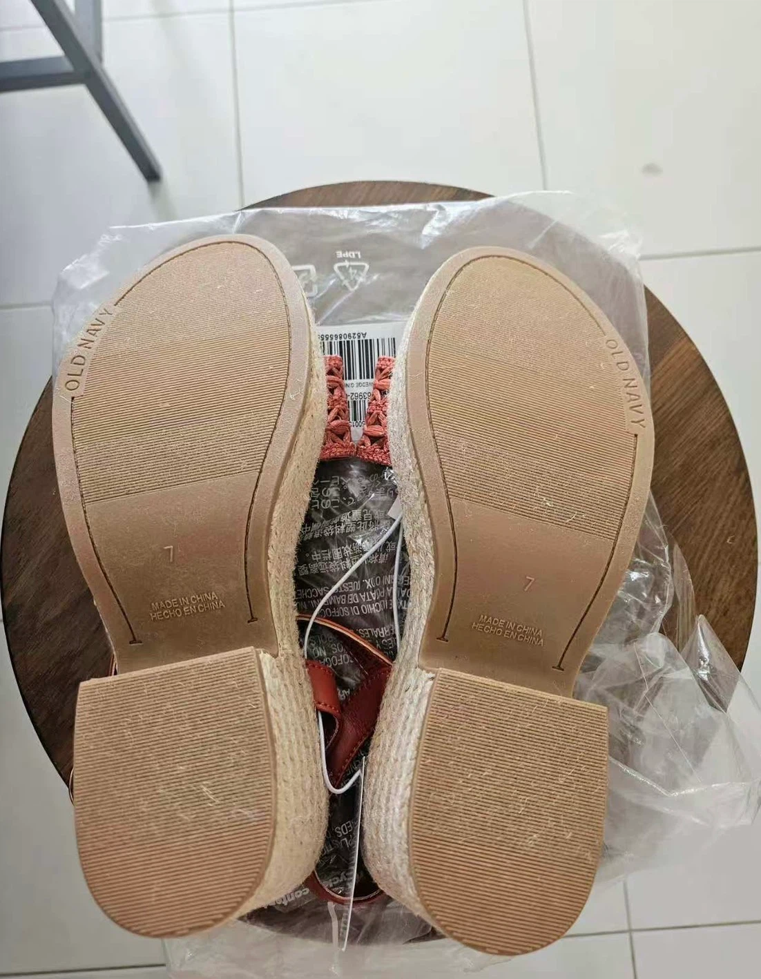 Old Navy Coral Espadrille Platform Sandals - photo 3