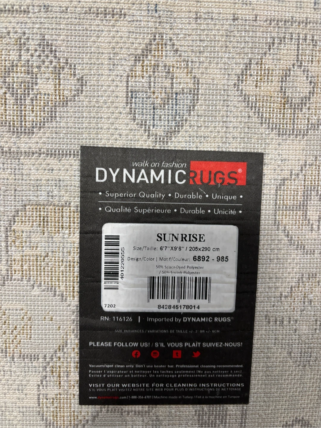 DynamicRugs SUNRISE Rug 6'7"X9'5" - photo 2