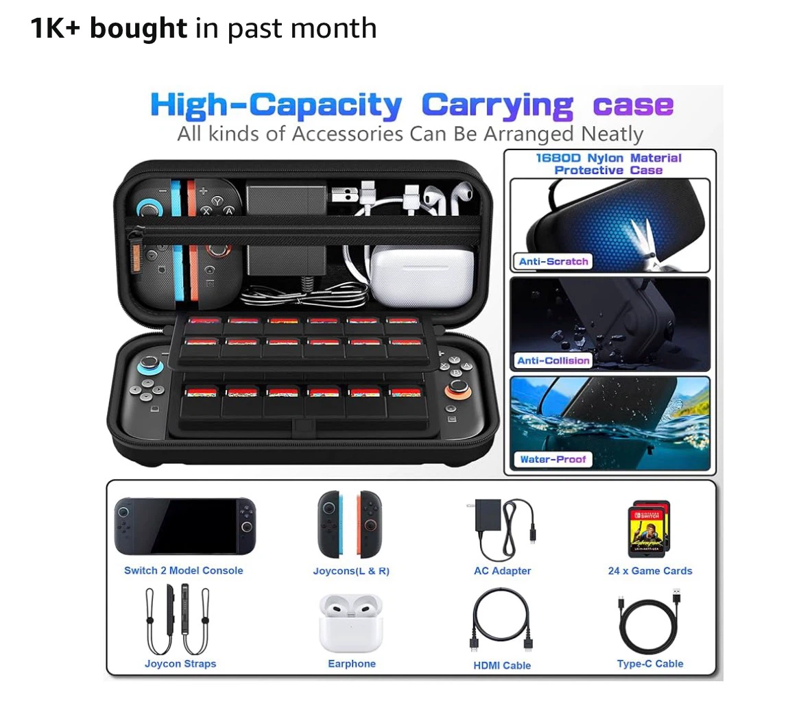 daydayup Carrying Case for Nintendo Switch 2 - photo 5